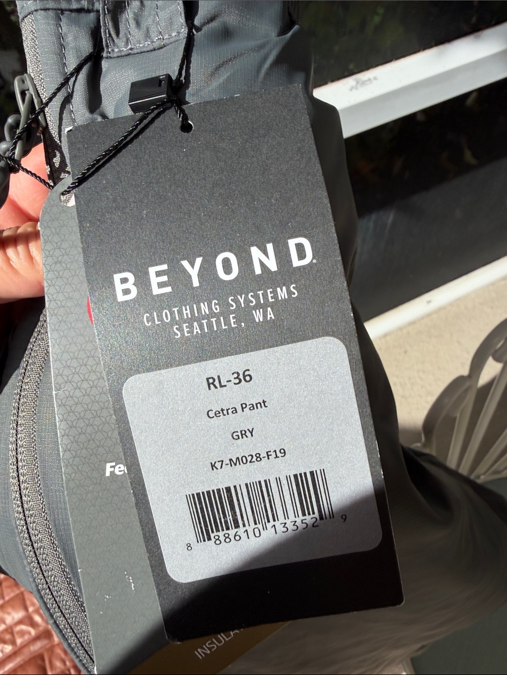 BEYOND Clothing Systems Cetra Pant - Gray